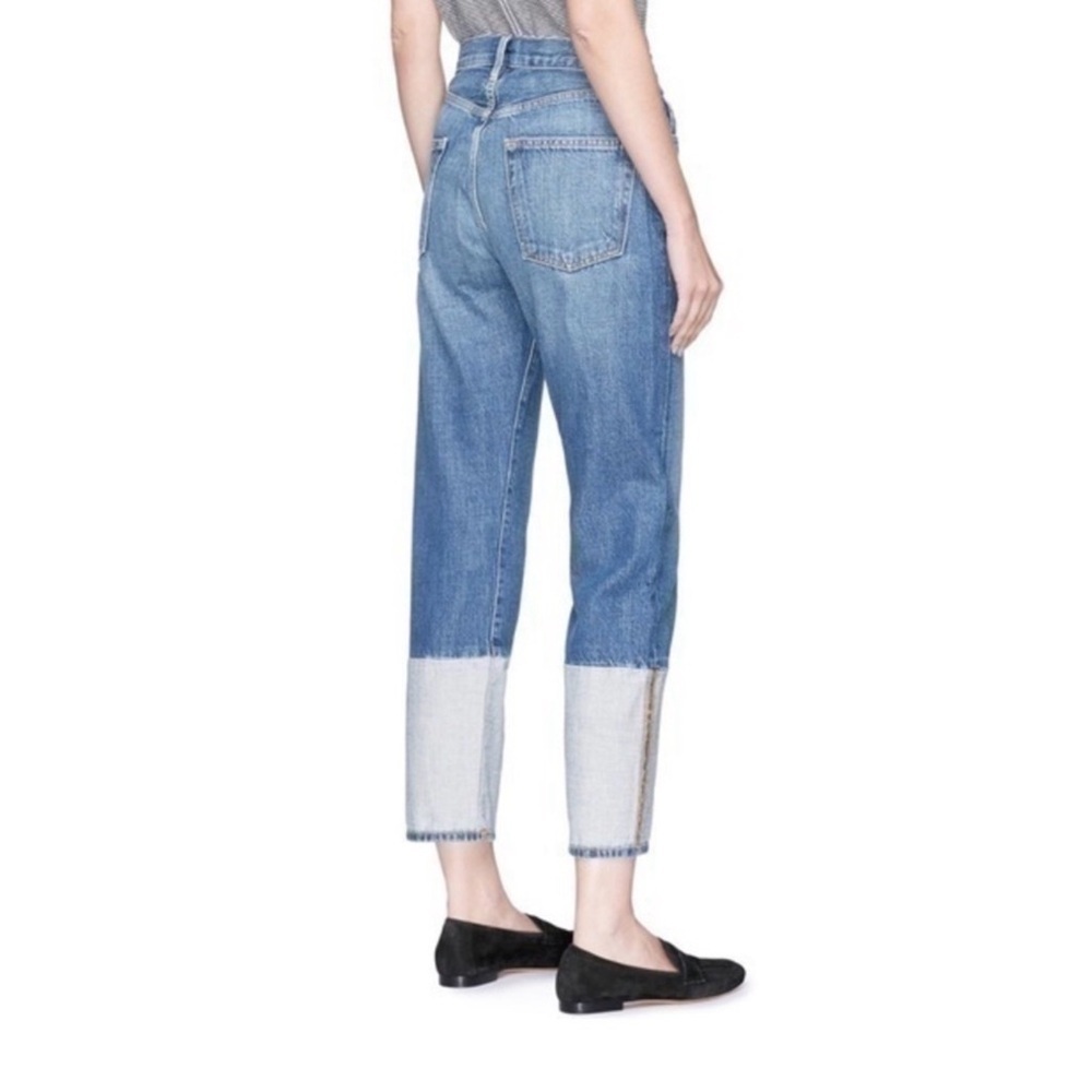 FRAME DENIM LE ORIGINAL REVERSED CUFF CROPPED - Picture 2 of 4